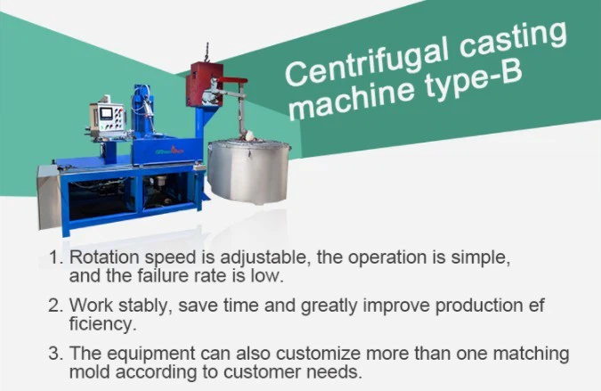 Single-station Automatic Metal Spin Casting Machine picture2